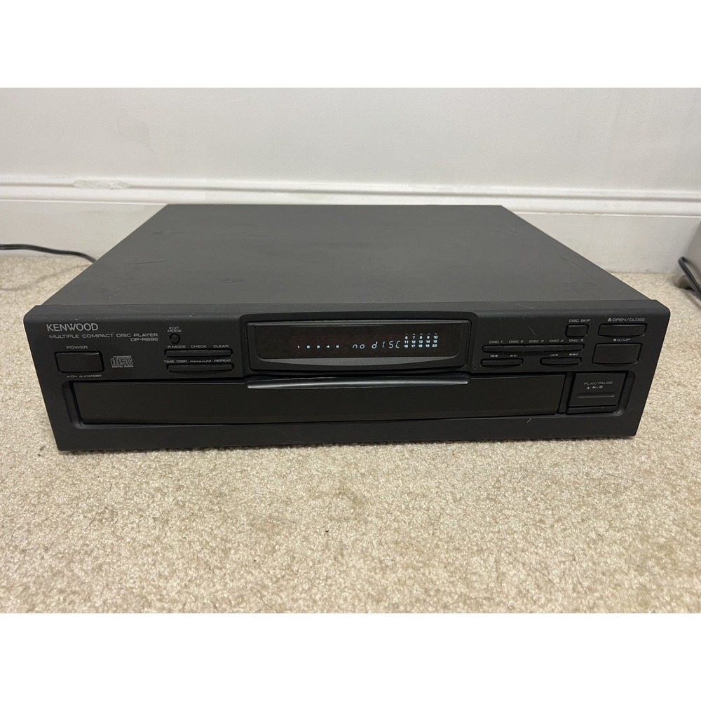 Kenwood DP-R896 Multiple 5 Disc Carousel Multi Disc CD Changer No Remote Tested